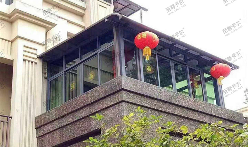 這樣高難度的雨棚設(shè)計只有至尊卡爾做的到！