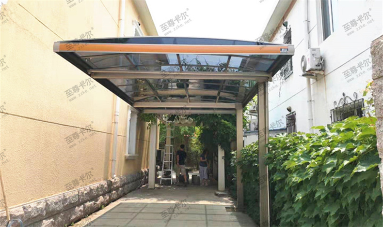 搭建露天停車棚，省心又好看