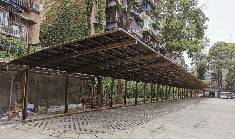 車棚膜結構為啥不好用？鋼膜結構停車棚的實際缺陷分析