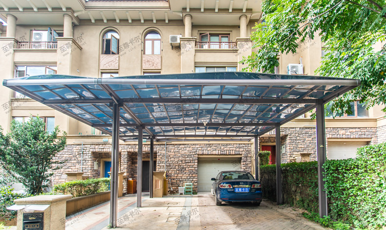 家用停車棚圖片，找了這么多，總算看到滿意的了！