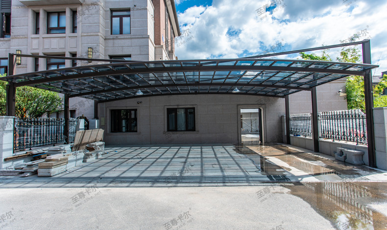 膜結構車棚真的好嗎？相信你不知道這種新型材料車棚！