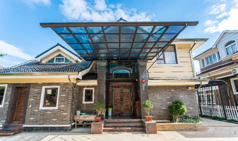 “不碎玻璃”搭建的雨棚，你了解嗎？