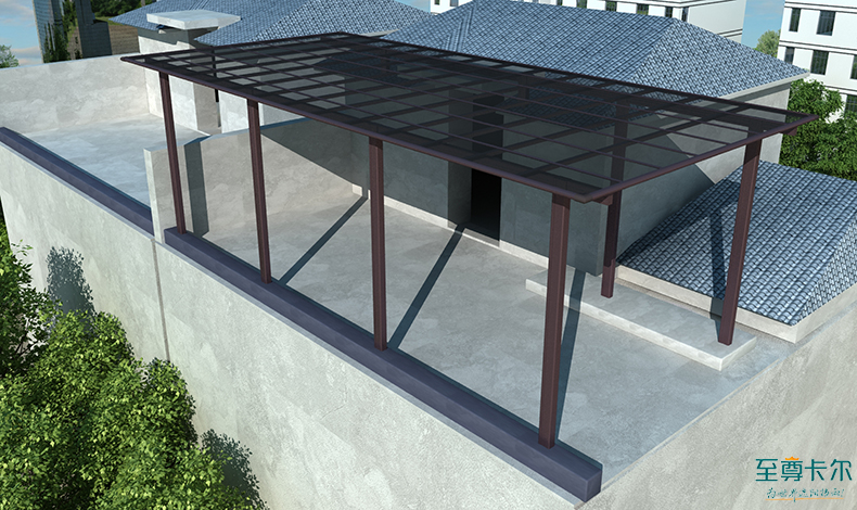 鋁合金雨陽(yáng)棚？遮雨棚用什么材料好又安全？